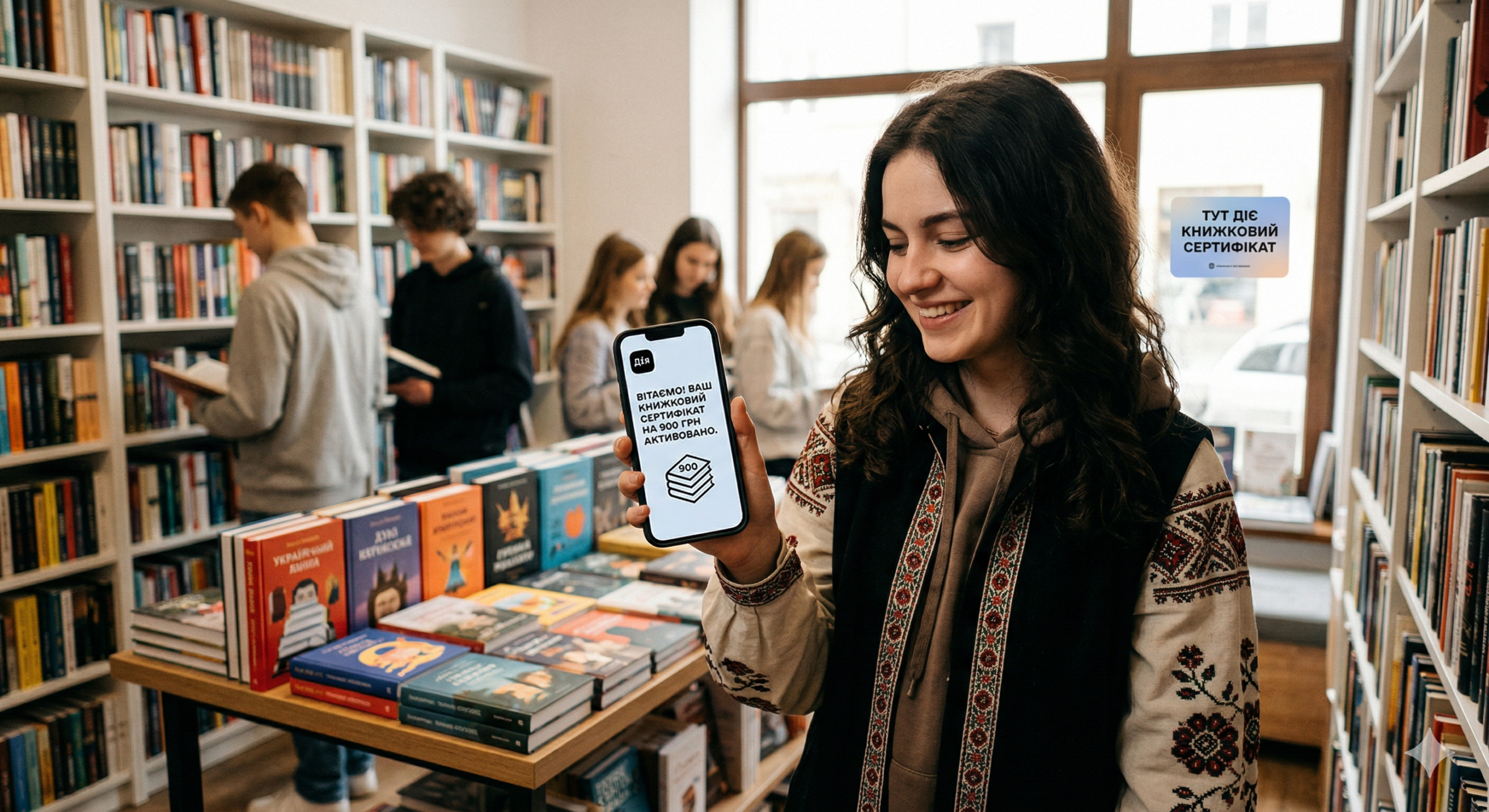 Книжкові сертифікати 2.0: Як молоді українці можуть отримати 900 грн на книги у квітні 2026
