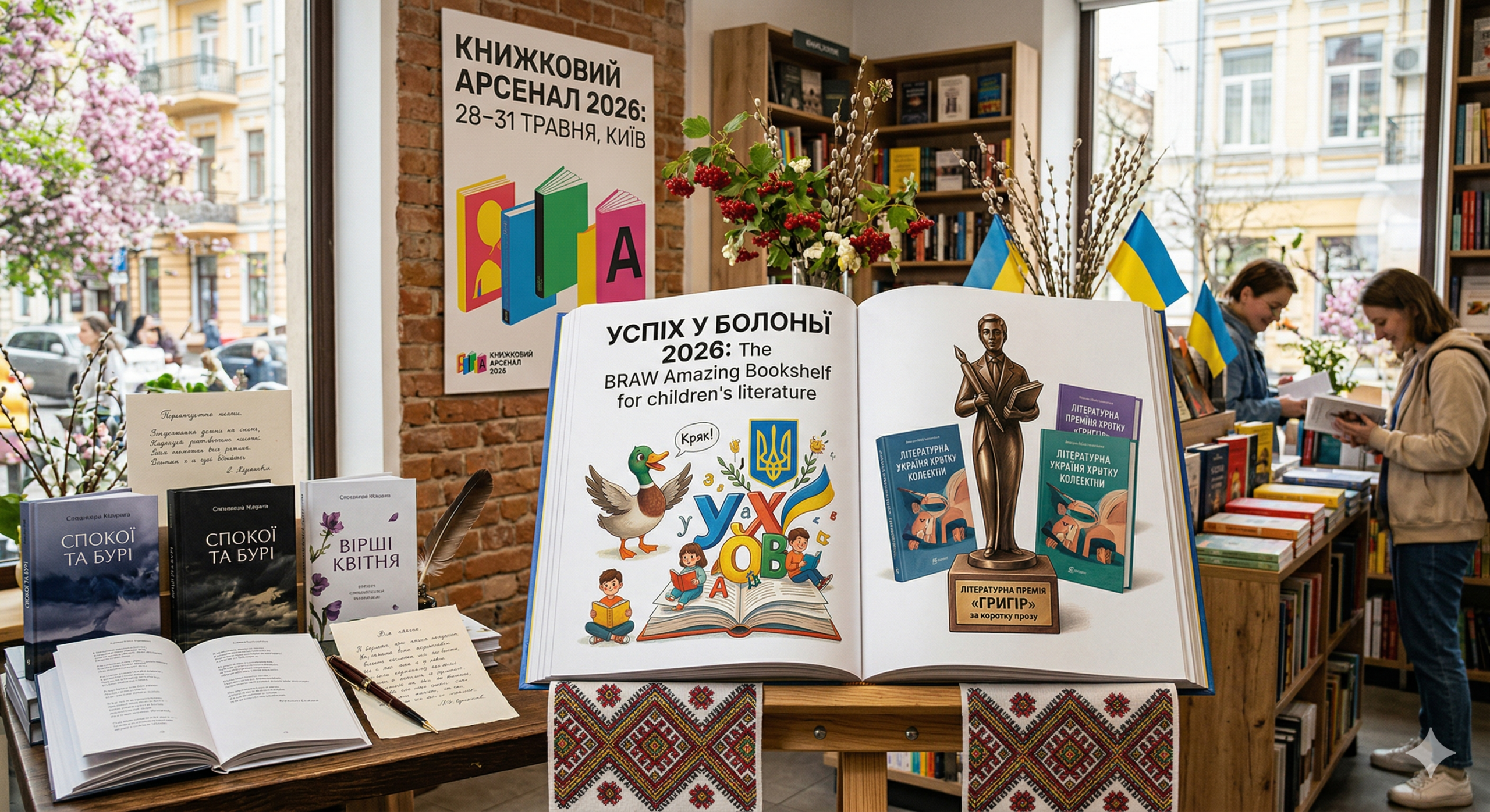 Український книжковий ренесанс: Тріумф у Болоньї, нова премія та літературний пульс весни 2026